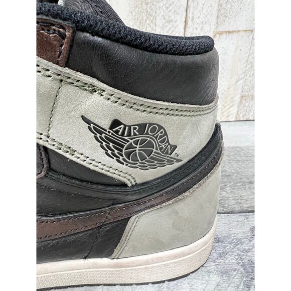 AIR JORDAN 1 RETRO HIGH OG “PATINA” 
BLACK/FRESH MINT-LIGHT ARMY-SAIL, SIZE 9 main image 6